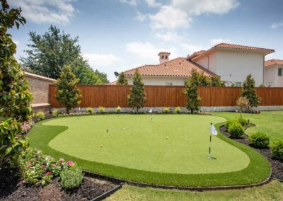 backyard putting green cost
