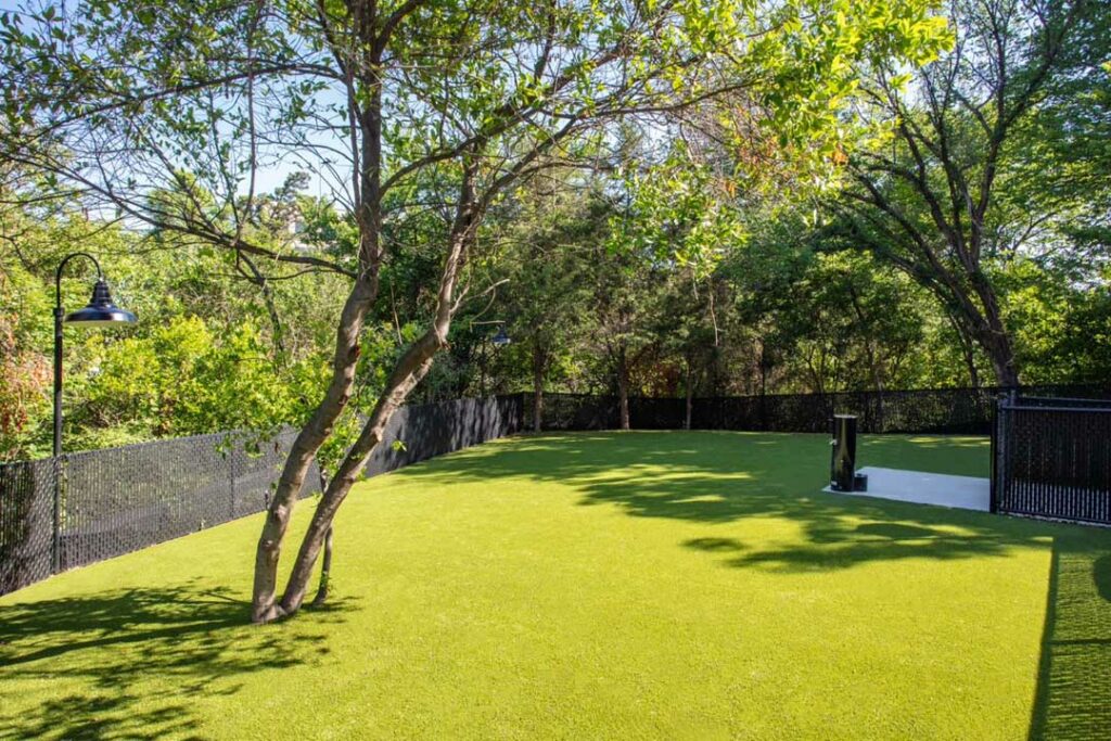 what to put under artificial turf