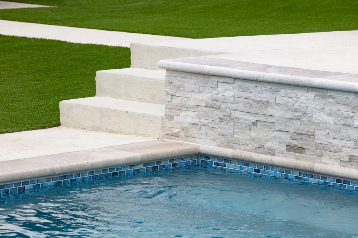 An installation of artificial turf and artificial grass in an backyard in Nolensville